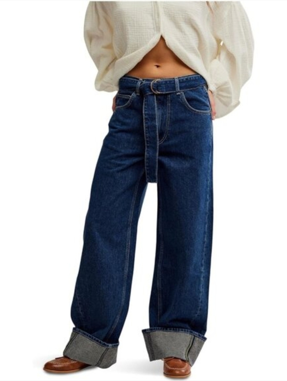 We The Free East Bay Cuffed Straight Jeans